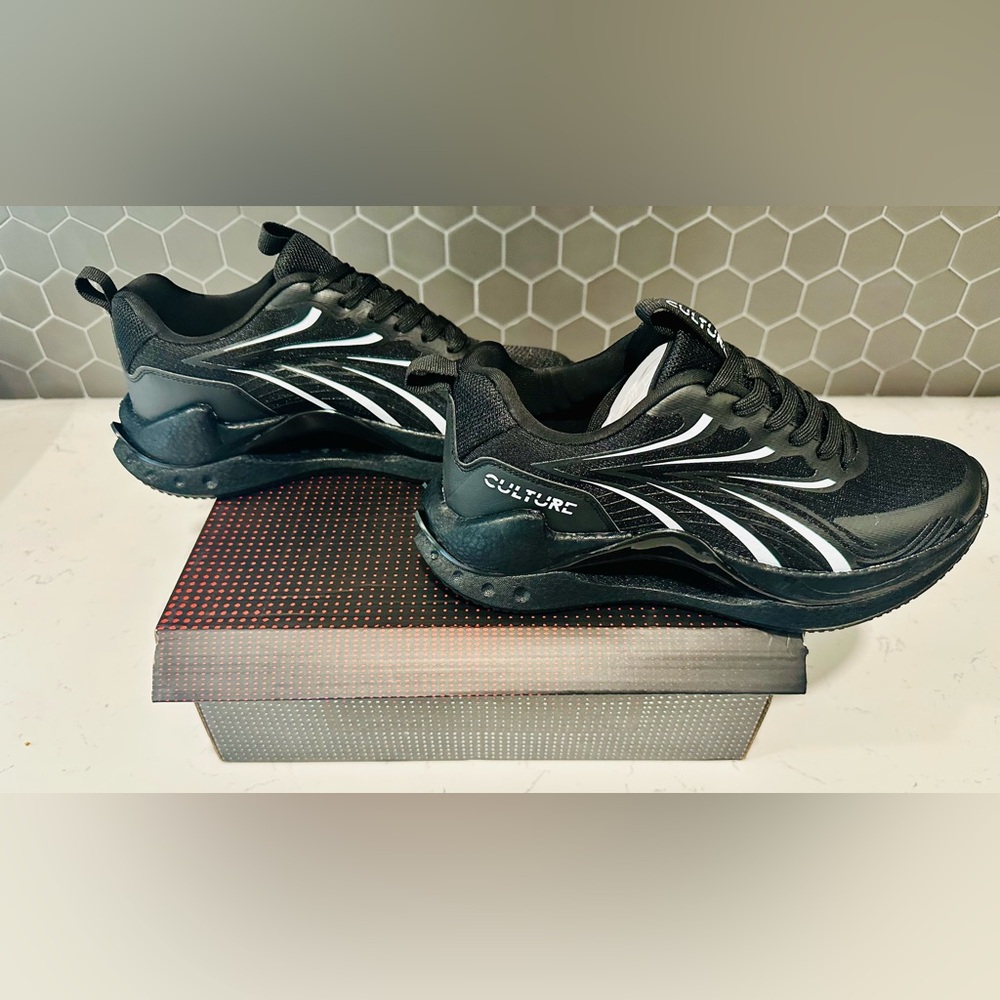 Culture kicks glider 1 v3 Oreo Black and White Men's Sneakers